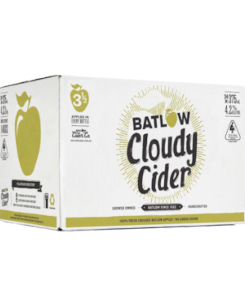 Batlow Cloudy Apple Cider Stubbies Case 24