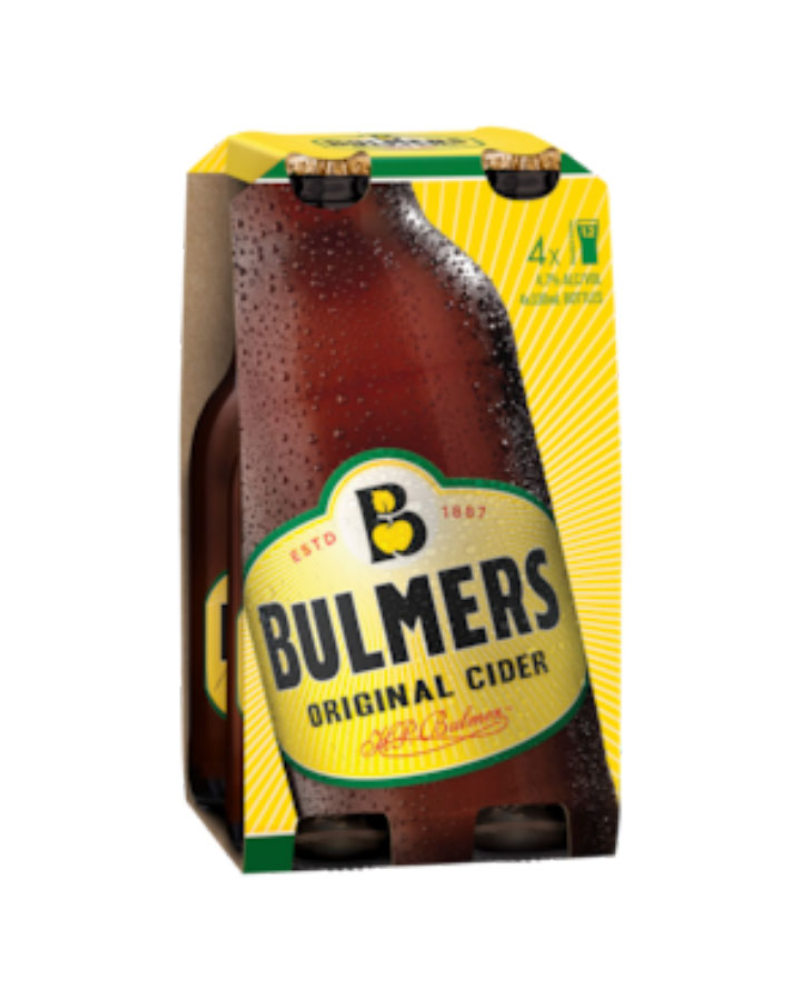 Bulmers Original Cider Stubbies 4pk