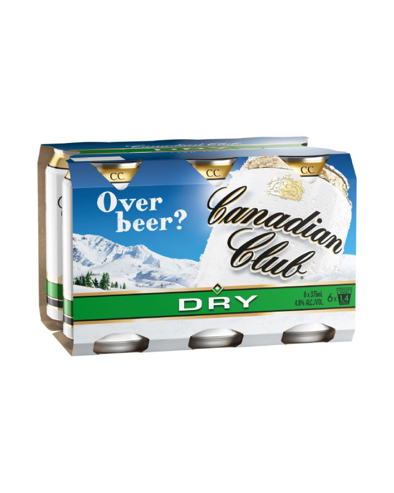 Canadian Club Dry Cans 6pk
