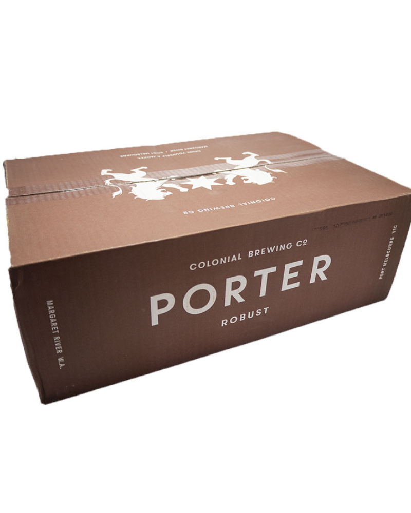 Colonial Brewing Co Porter Can Case 24