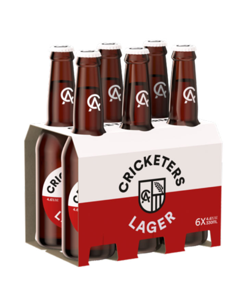 Cricketers Lager Stubbies 6pk