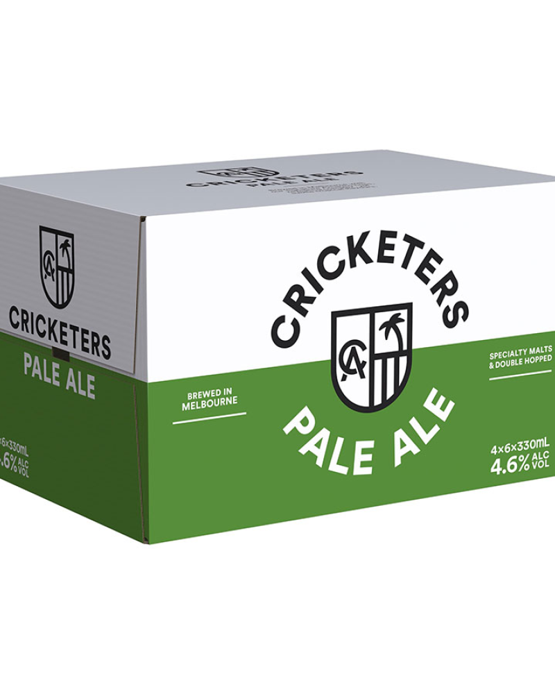 Cricketers Pale Ale Stubbies Case 24