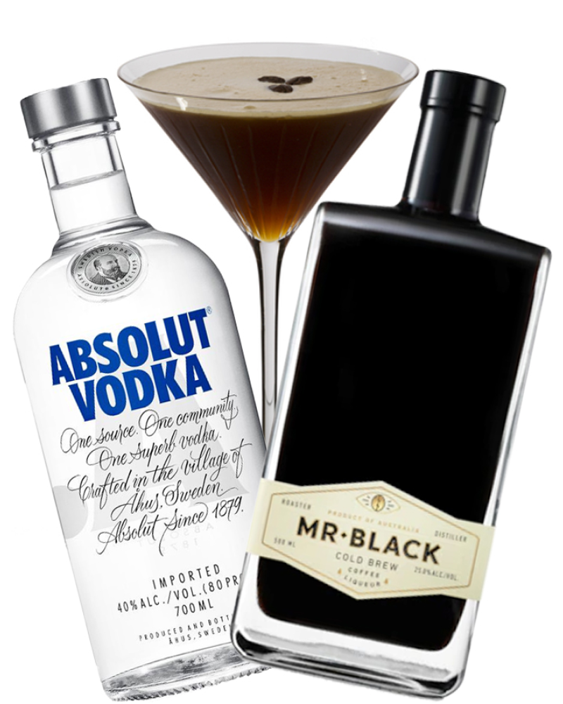 Espresso Martini Bundle - Mr Black Coffee Liqueur & Vodka