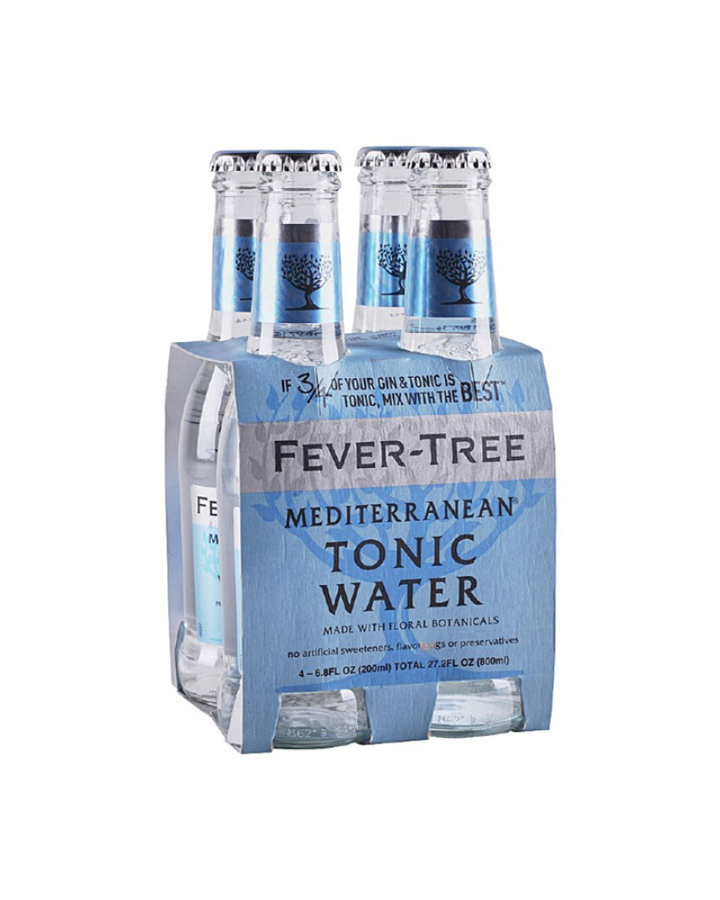Fever Tree Mediterranean Tonic Water 200ml 4pk