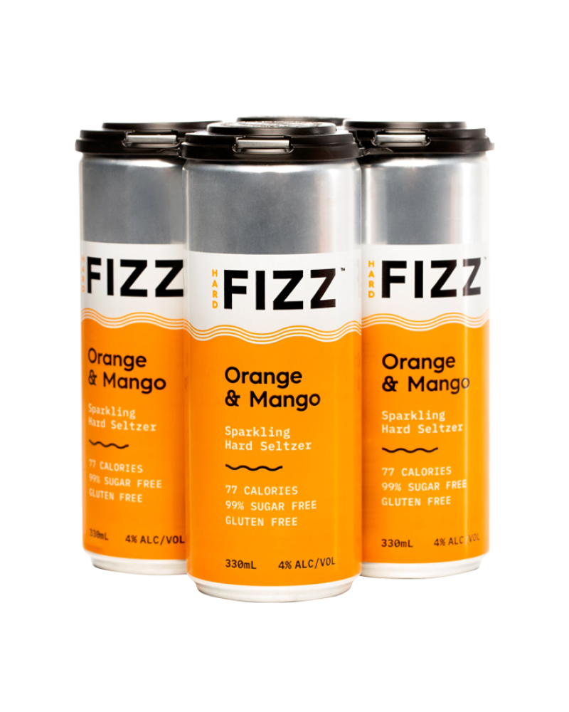Hard Fizz Orange & Mango Seltzer 4pk Cans