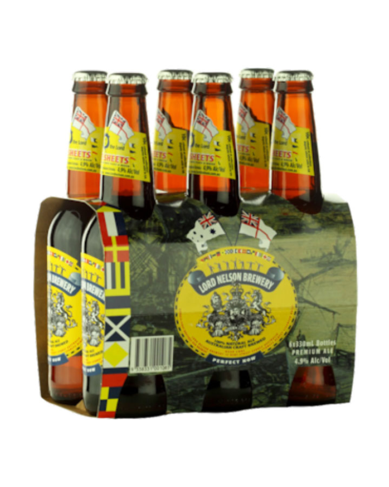 Lord Nelson Three Sheets Pale Ale Stubbies 6pk