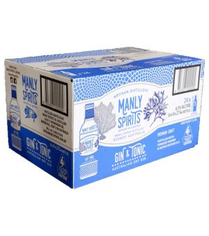 Manly Spirits Gin and Tonic Case 24