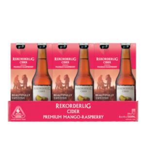 Rekorderlig Mango and Raspberry Cider Case 24 x 330ml