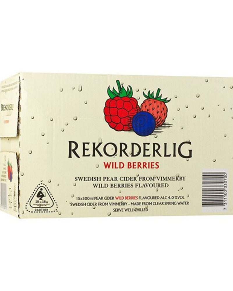 Rekorderlig Wild Berry Cider Case 24 x 330ml