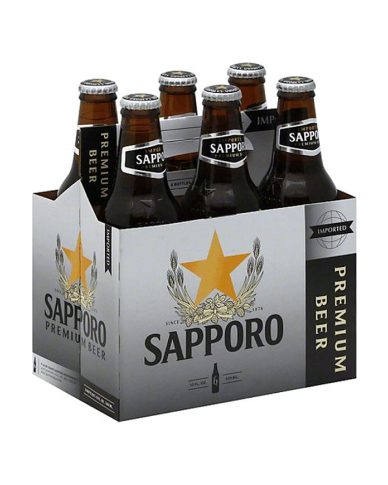 Sapporo Stubbies 6pk