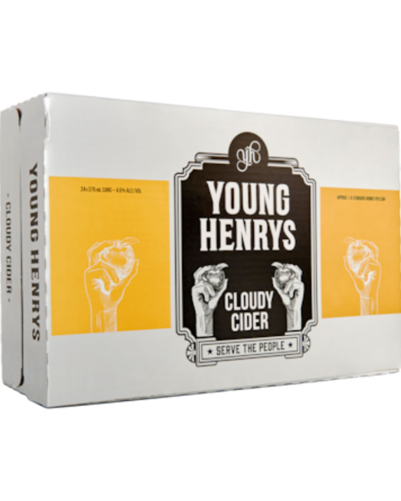 Young Henrys Cider Can Case 24