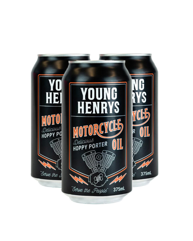 Young Henrys Motorcycle Oil Porter Can 4pk